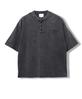 CORISCO(コリスコ) |CORISCOスノーウォッシュワンポイント刺繍ヘンリーTEE(MENS/WOMENS)