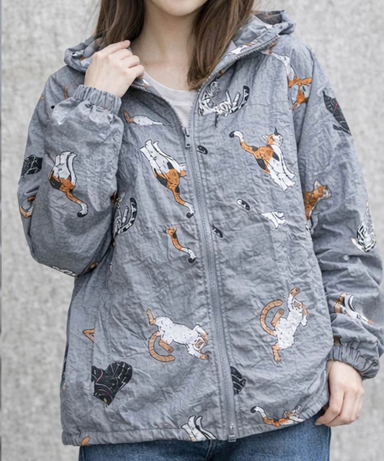 CORISCO(コリスコ) |CORISCOカットサッカーアニマル柄ジップパーカー(MENS/WOMENS)