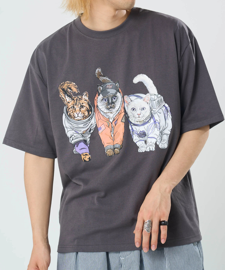 CORISCO(コリスコ) |CORISCOアニマル宇宙柄TEE(MENS/WOMENS)