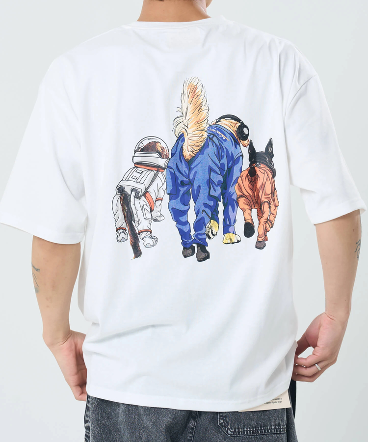 CORISCO(コリスコ) |CORISCOアニマル宇宙柄TEE(MENS/WOMENS)
