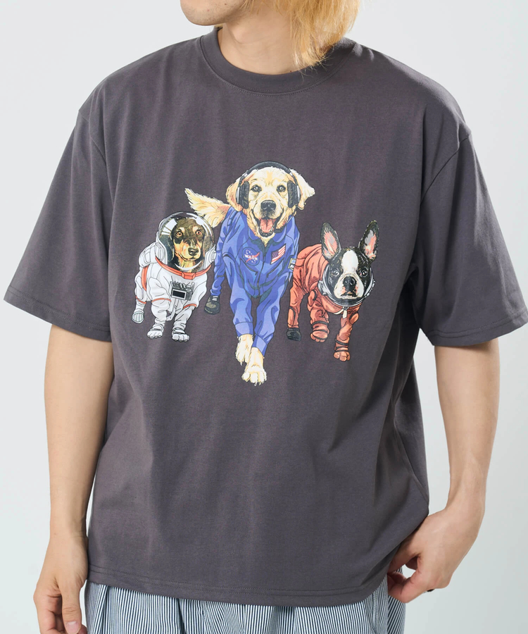 CORISCO(コリスコ) |CORISCOアニマル宇宙柄TEE(MENS/WOMENS)