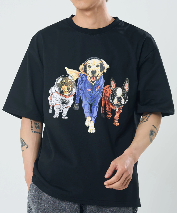 CORISCO(コリスコ) |CORISCOアニマル宇宙柄TEE(MENS/WOMENS)