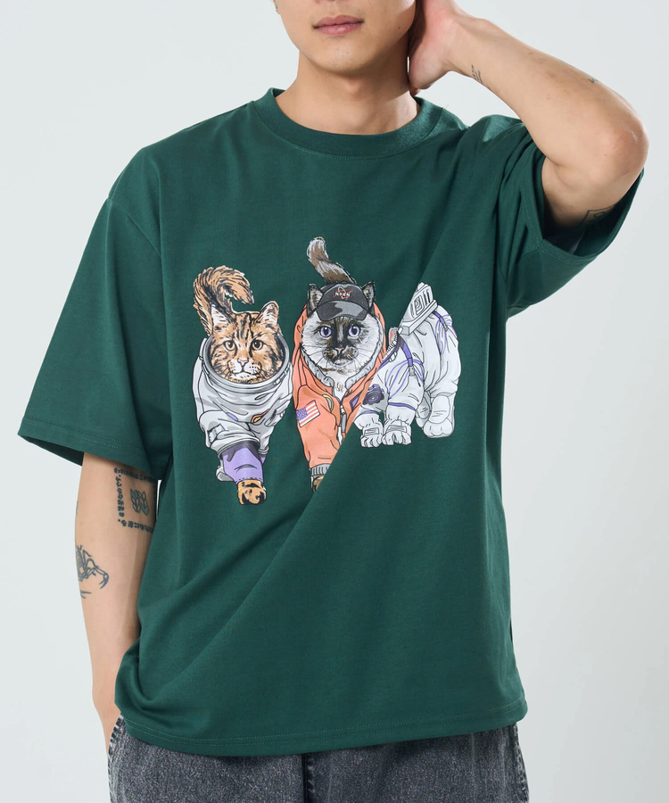 CORISCO(コリスコ) |CORISCOアニマル宇宙柄TEE(MENS/WOMENS)