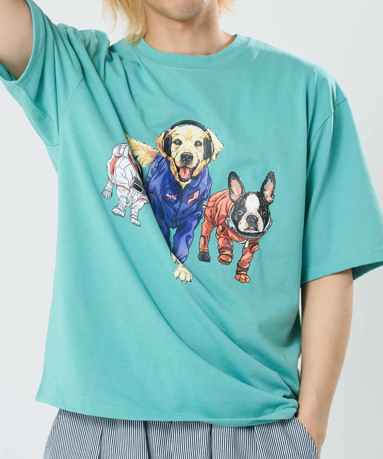 CORISCO(コリスコ) |CORISCOアニマル宇宙柄TEE(MENS/WOMENS)
