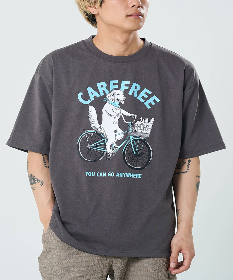 CORISCO(コリスコ) |CORISCOアニマルサイクル柄TEE(MENS/WOMENS)