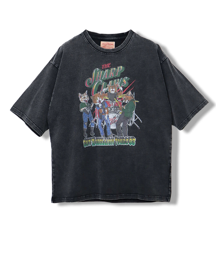 CORISCO(コリスコ) |CORISCOスノーウォッシュロックアニマル柄TEE(MENS/WOMENS)