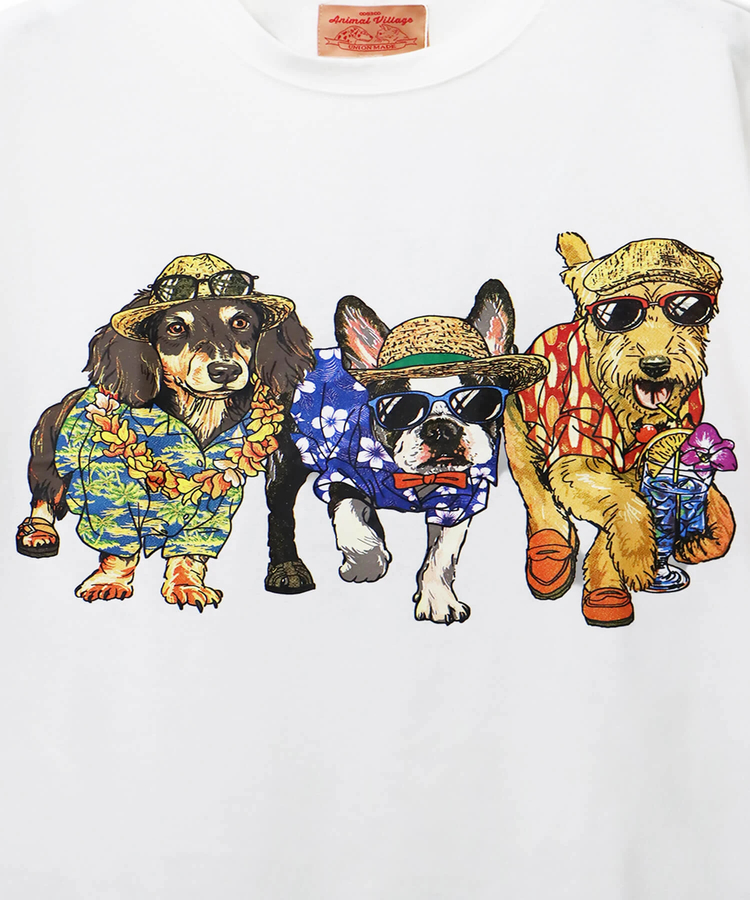 CORISCO(コリスコ) |CORISCOアロハアニマル柄TEE(MENS/WOMENS)