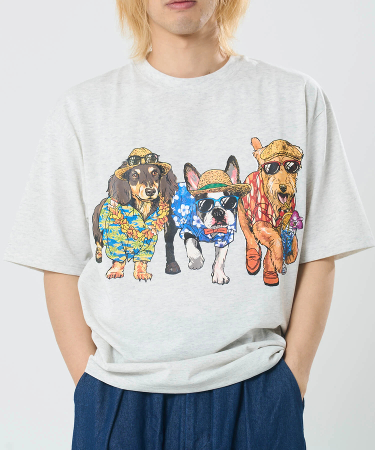 CORISCO(コリスコ) |CORISCOアロハアニマル柄TEE(MENS/WOMENS)