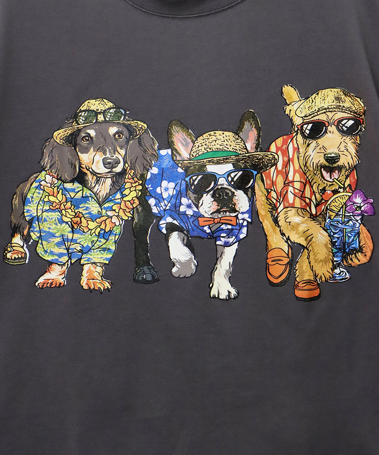 CORISCO(コリスコ) |CORISCOアロハアニマル柄TEE(MENS/WOMENS)