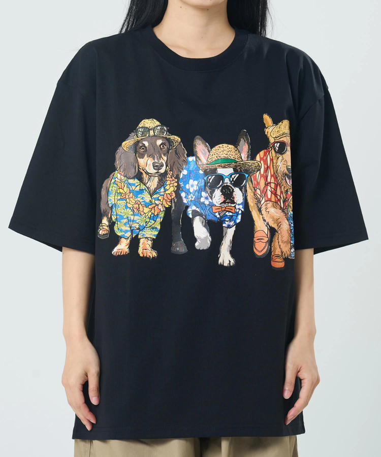 CORISCO(コリスコ) |CORISCOアロハアニマル柄TEE(MENS/WOMENS)