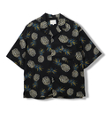 CORISCO(コリスコ) |CORISCOレーヨン総柄半袖オープンシャツ(MENS/WOMENS)