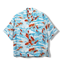 CORISCO(コリスコ) |CORISCOレーヨン総柄半袖オープンシャツ(MENS/WOMENS)