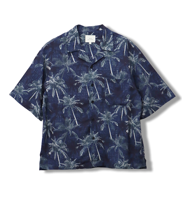 CORISCO(コリスコ) |CORISCOレーヨン総柄半袖オープンシャツ(MENS/WOMENS)