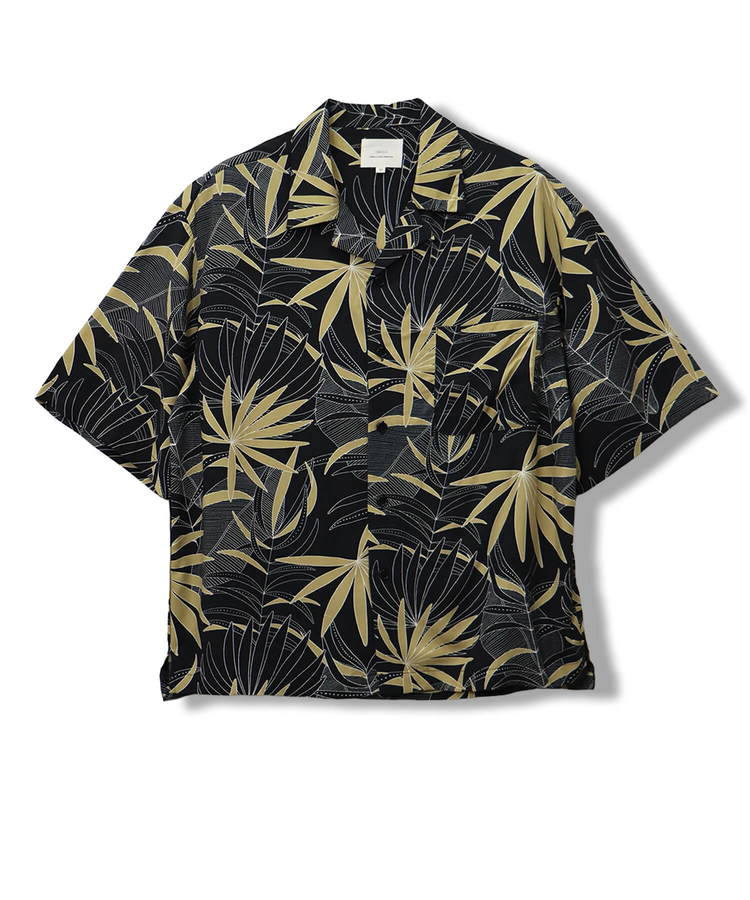 CORISCO(コリスコ) |CORISCOレーヨン総柄半袖オープンシャツ(MENS/WOMENS)