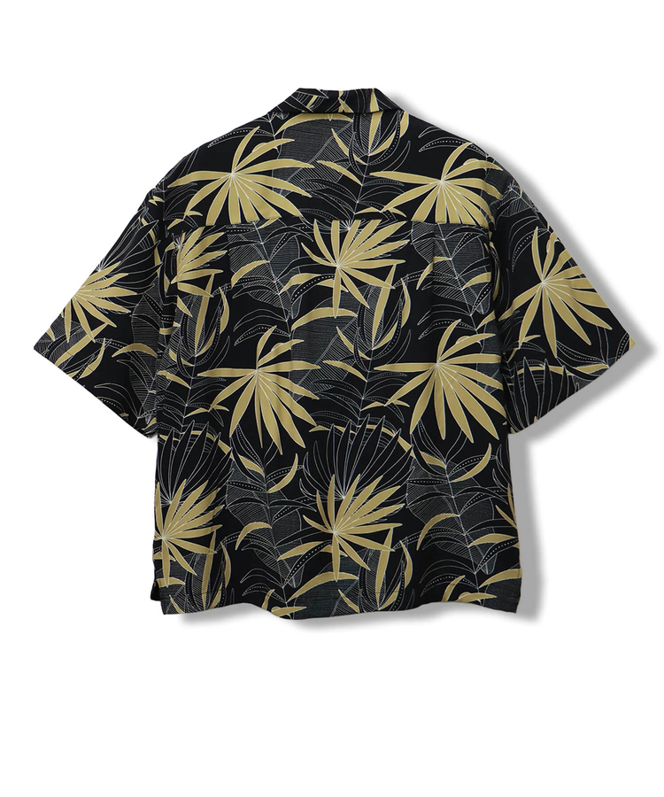 CORISCO(コリスコ) |CORISCOレーヨン総柄半袖オープンシャツ(MENS/WOMENS)