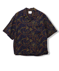 CORISCO(コリスコ) |CORISCOレーヨン総柄半袖オープンシャツ(MENS/WOMENS)
