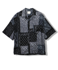 CORISCO(コリスコ) |CORISCOレーヨン総柄半袖オープンシャツ(MENS/WOMENS)