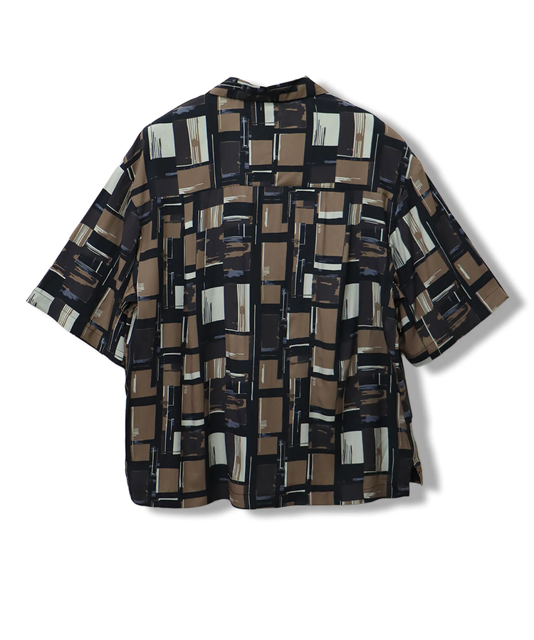 CORISCO(コリスコ) |CORISCOレーヨン総柄半袖オープンシャツ(MENS/WOMENS)