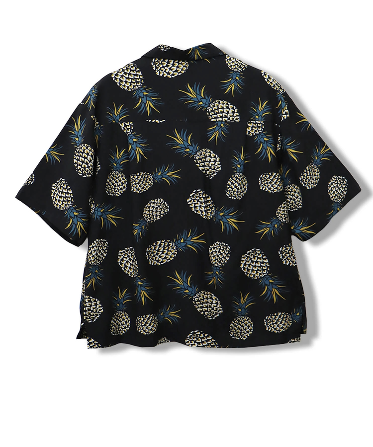 CORISCO(コリスコ) |CORISCOレーヨン総柄半袖オープンシャツ(MENS/WOMENS)