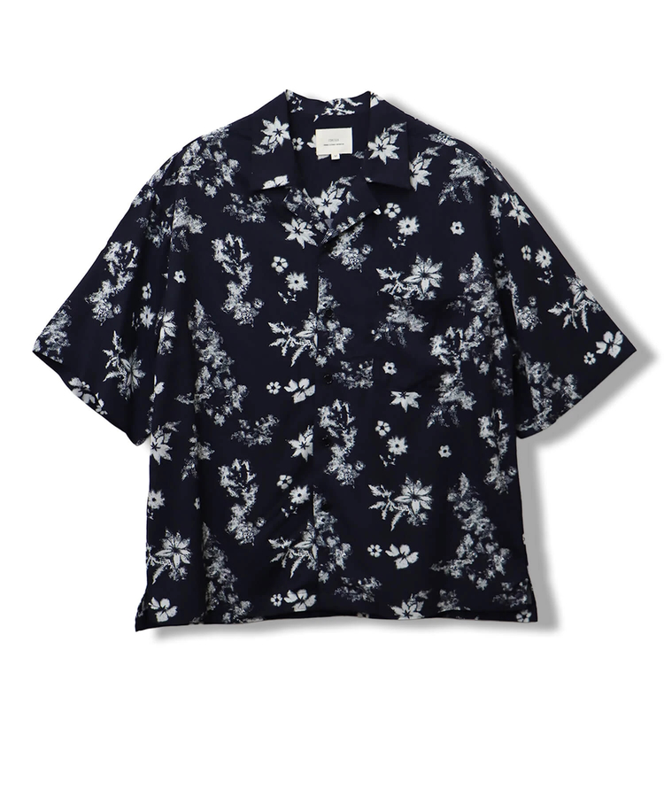 CORISCO(コリスコ) |CORISCOレーヨン総柄半袖オープンシャツ(MENS/WOMENS)