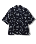 CORISCO(コリスコ) |CORISCOレーヨン総柄半袖オープンシャツ(MENS/WOMENS)