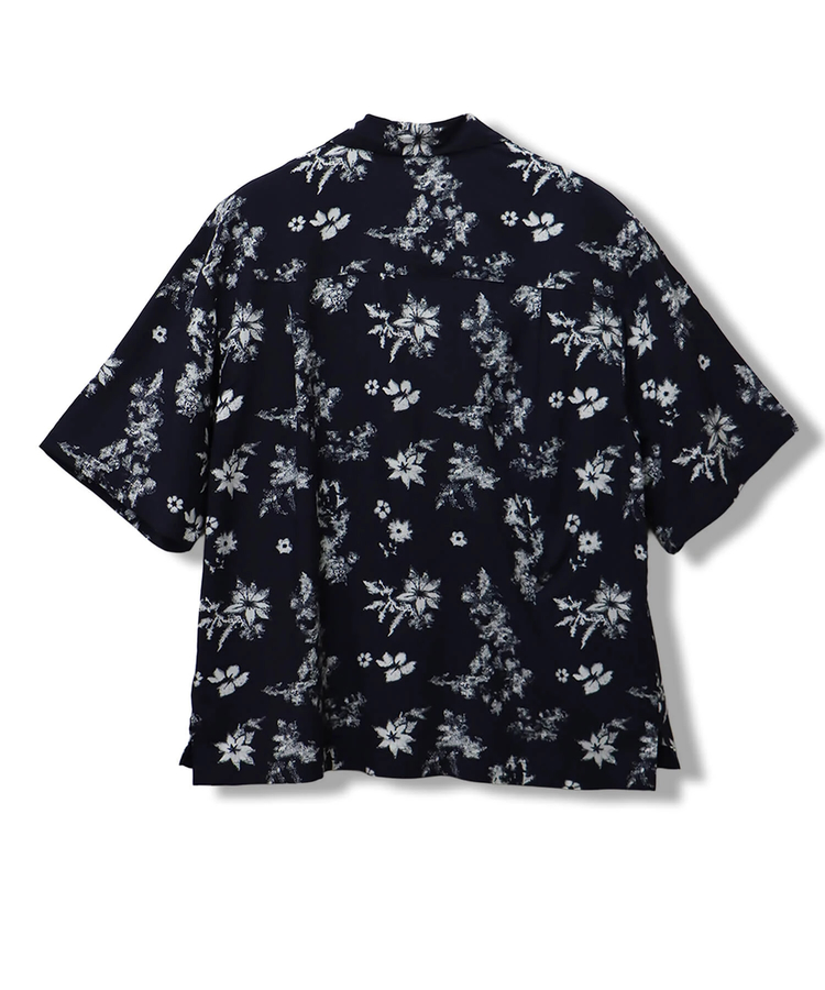 CORISCO(コリスコ) |CORISCOレーヨン総柄半袖オープンシャツ(MENS/WOMENS)