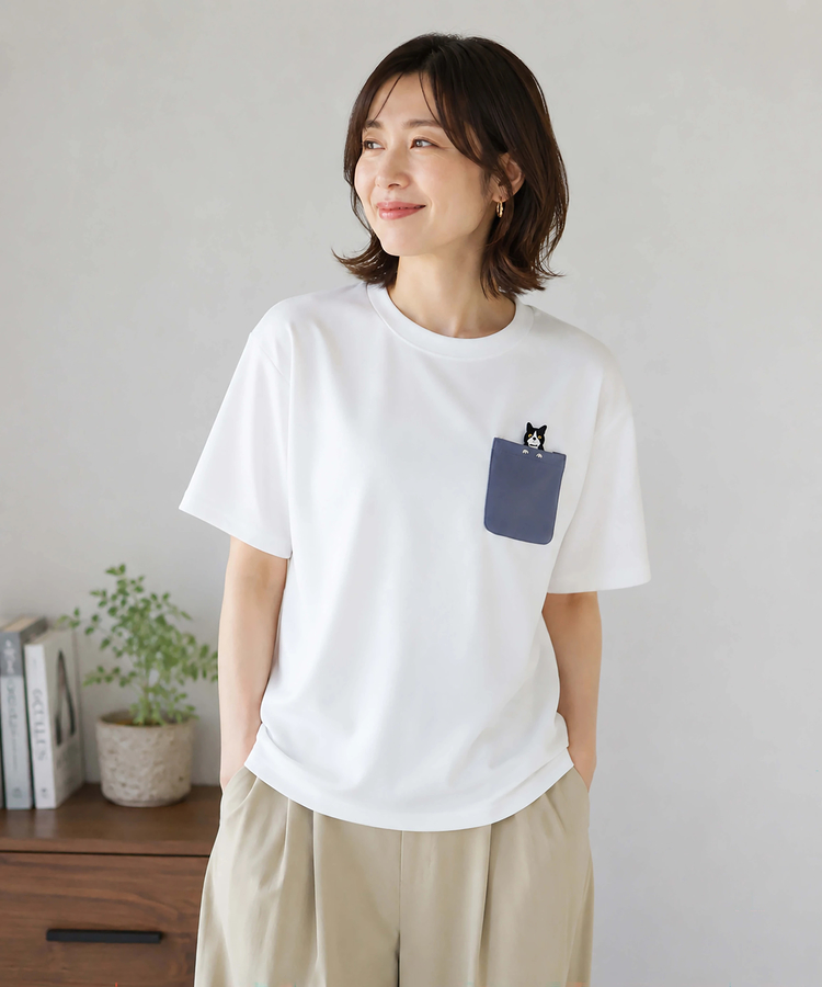 CORISCO(コリスコ) |CORISCO接触冷感アニマルポケTEE(MENS/WOMENS)