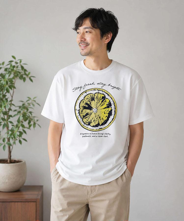 CORISCO(コリスコ) |CORISCO接触冷感フルーツ柄TEE(MENS/WOMENS)
