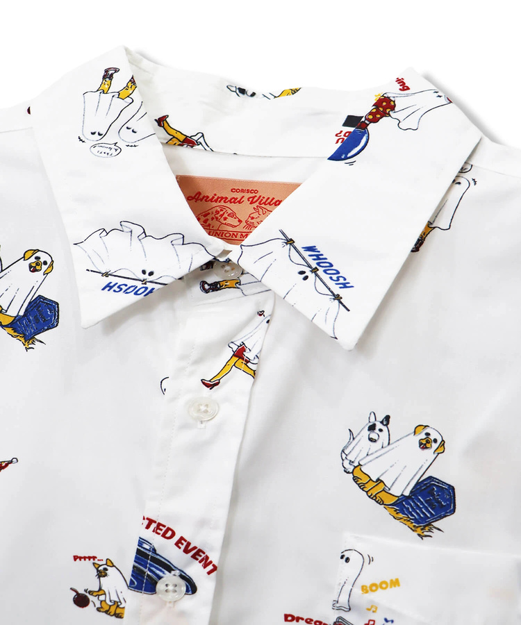CORISCO(コリスコ) |CORISCOブロードアニマル総柄シャツ(MENS/WOMENS)