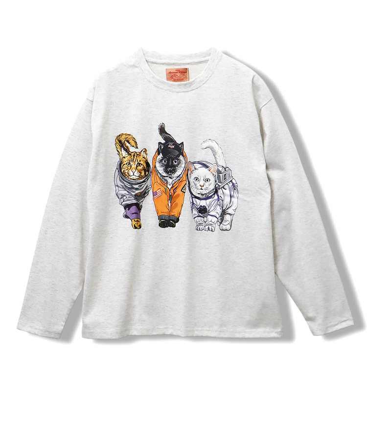 CORISCO(コリスコ) |CORISCOスペースアニマル柄ロンTEE(MENS/WOMENS)