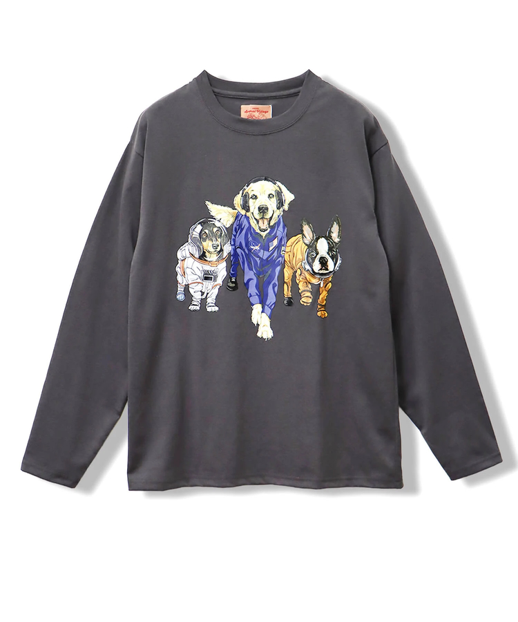 CORISCO(コリスコ) |CORISCOスペースアニマル柄ロンTEE(MENS/WOMENS)
