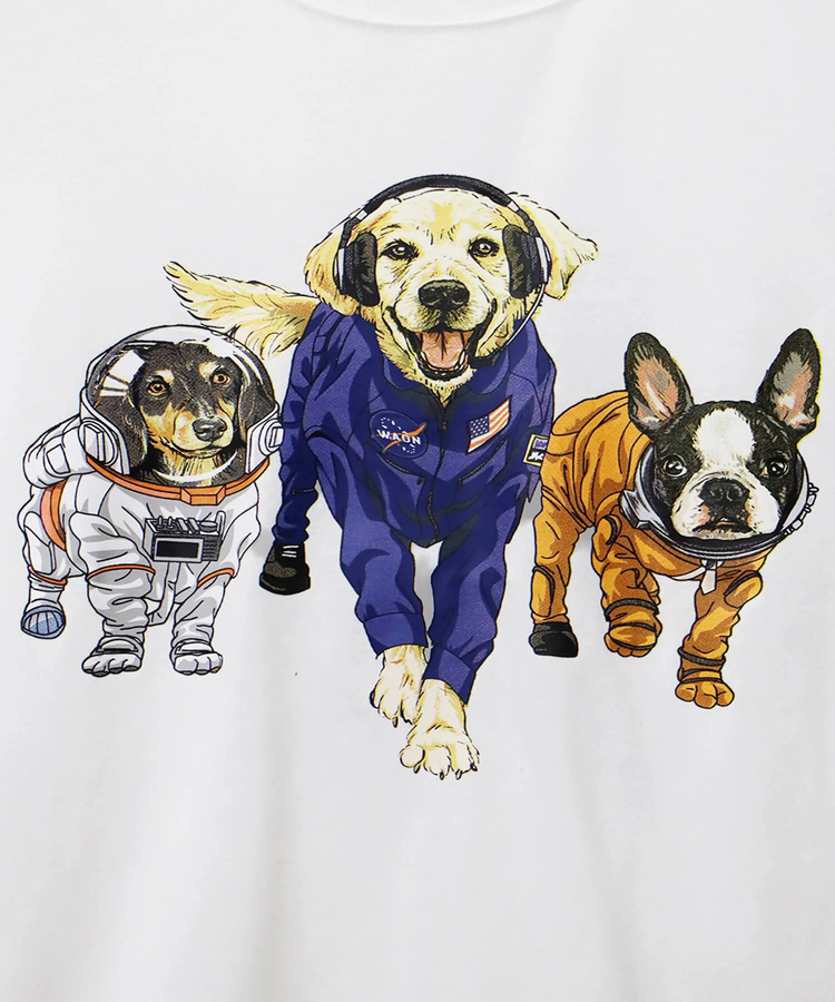CORISCO(コリスコ) |CORISCOスペースアニマル柄ロンTEE(MENS/WOMENS)