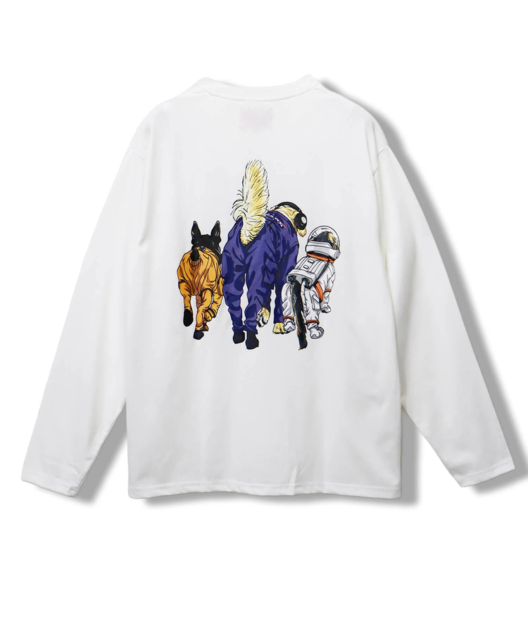 CORISCO(コリスコ) |CORISCOスペースアニマル柄ロンTEE(MENS/WOMENS)