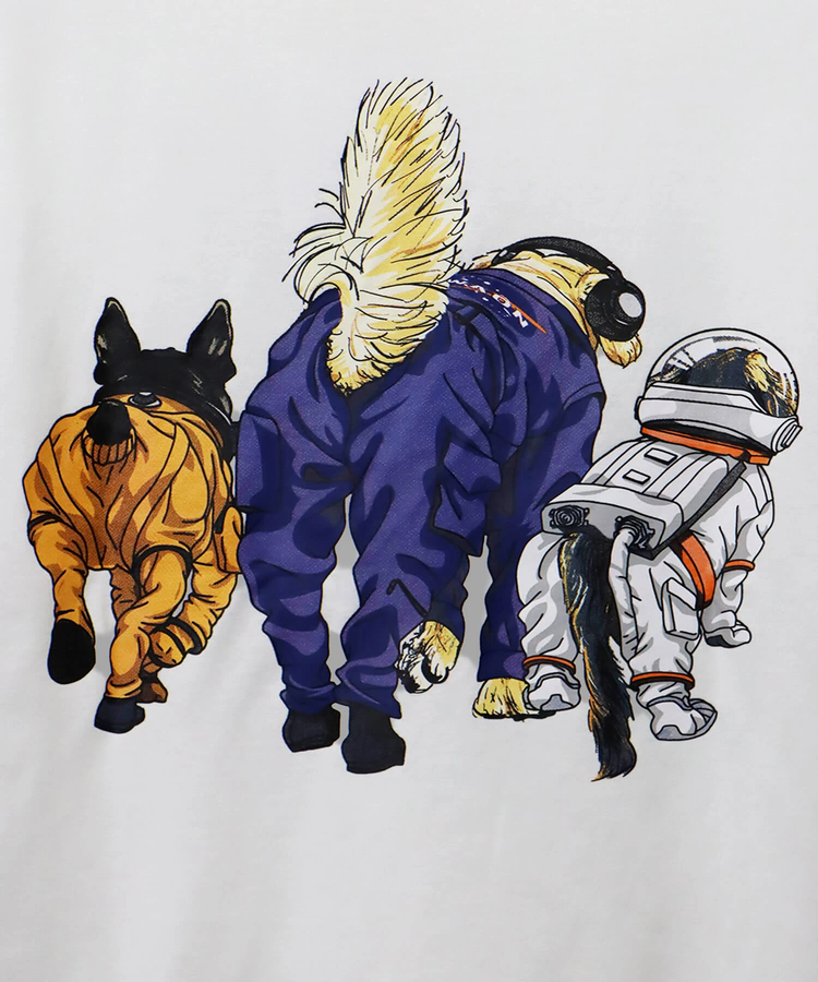 CORISCO(コリスコ) |CORISCOスペースアニマル柄ロンTEE(MENS/WOMENS)