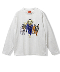 CORISCO(コリスコ) |CORISCOスペースアニマル柄ロンTEE(MENS/WOMENS)