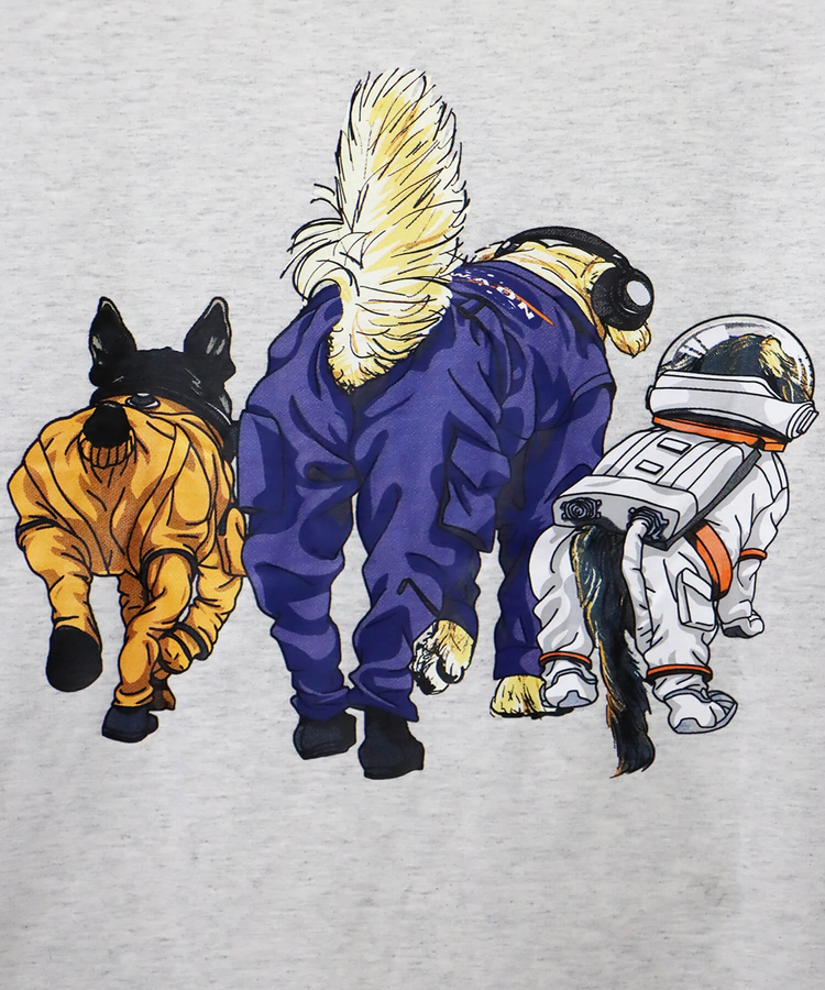 CORISCO(コリスコ) |CORISCOスペースアニマル柄ロンTEE(MENS/WOMENS)