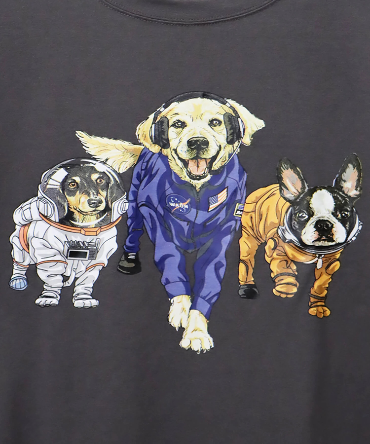 CORISCO(コリスコ) |CORISCOスペースアニマル柄ロンTEE(MENS/WOMENS)