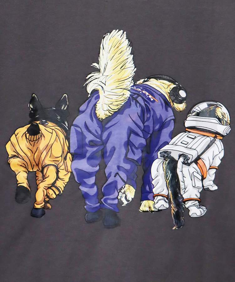 CORISCO(コリスコ) |CORISCOスペースアニマル柄ロンTEE(MENS/WOMENS)