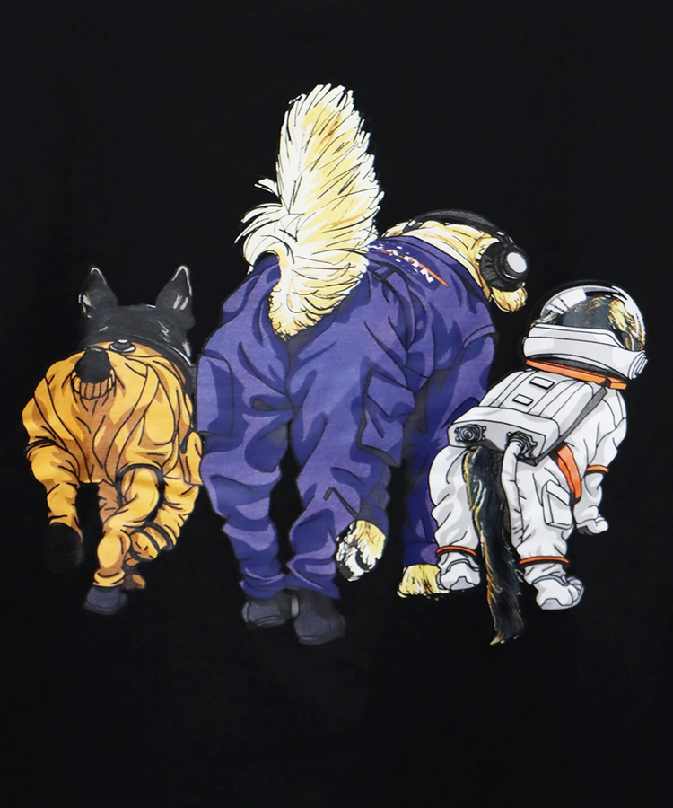 CORISCO(コリスコ) |CORISCOスペースアニマル柄ロンTEE(MENS/WOMENS)
