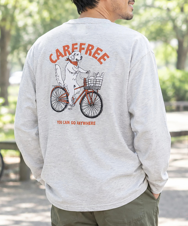 CORISCO(コリスコ) |CORISCOアニマルサイクル柄ロンTEE(MENS/WOMENS)