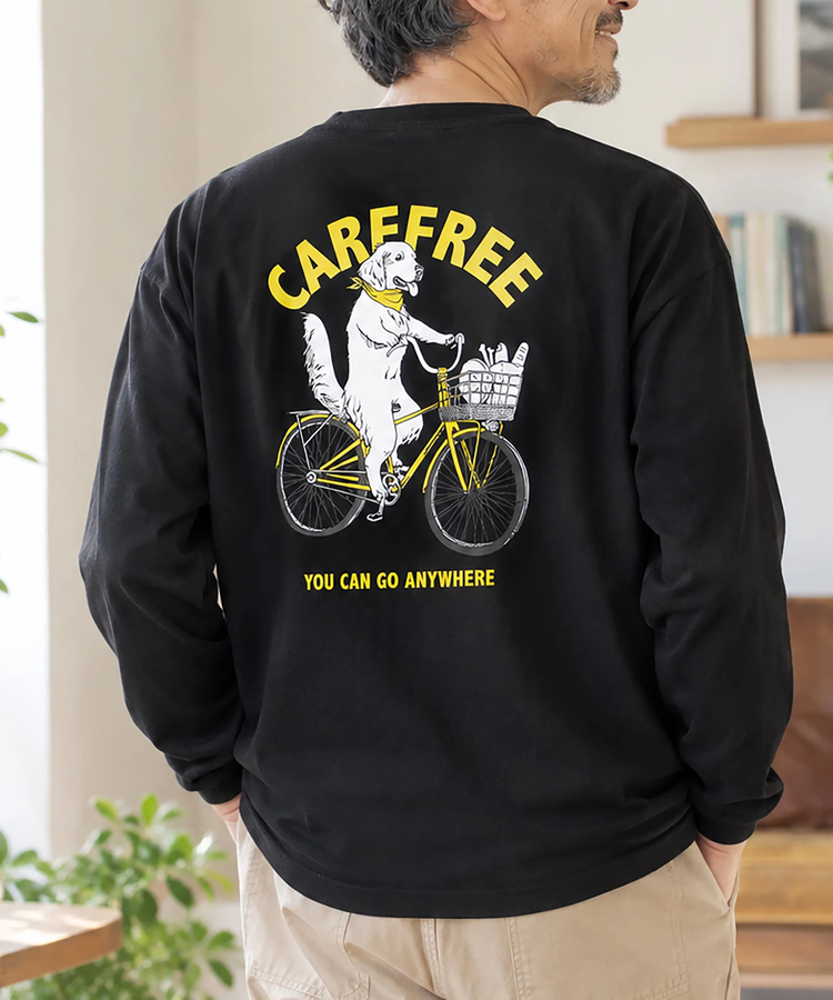 CORISCO(コリスコ) |CORISCOアニマルサイクル柄ロンTEE(MENS/WOMENS)