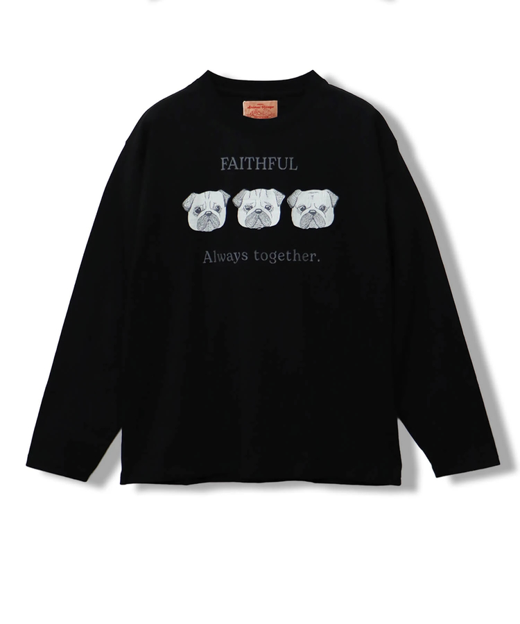 CORISCO(コリスコ) |CORISCOアニマルフェイス柄ロンTEE(MENS/WOMENS)