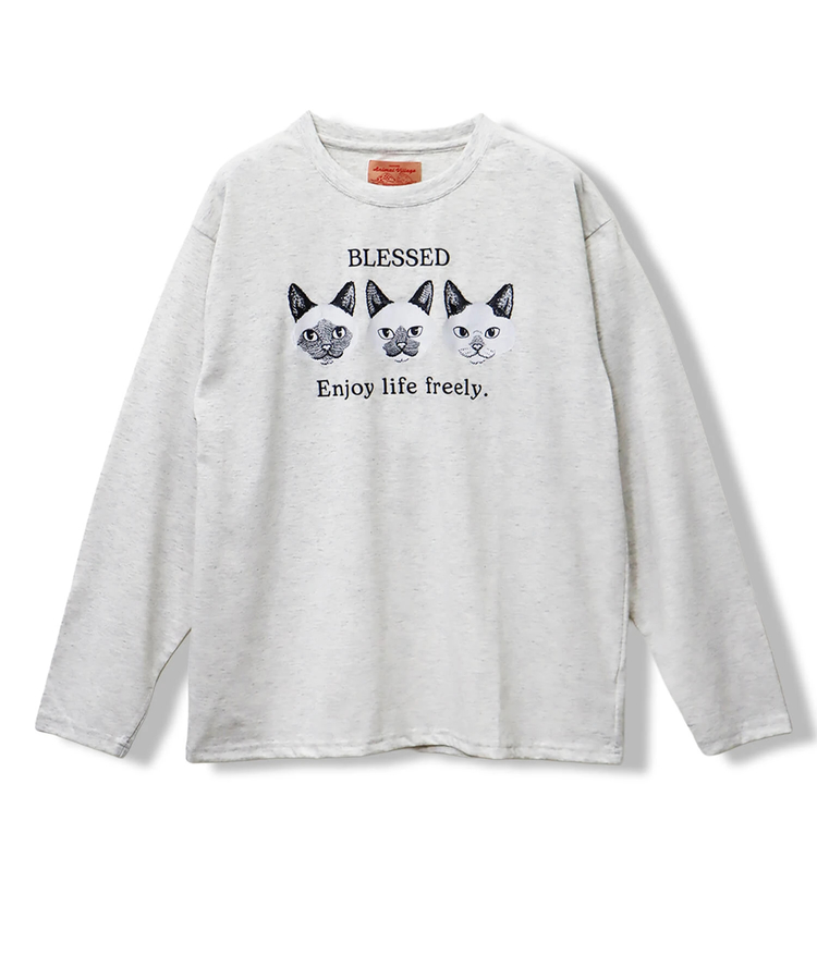 CORISCO(コリスコ) |CORISCOアニマルフェイス柄ロンTEE(MENS/WOMENS)
