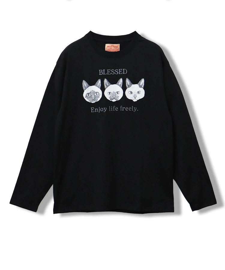 CORISCO(コリスコ) |CORISCOアニマルフェイス柄ロンTEE(MENS/WOMENS)