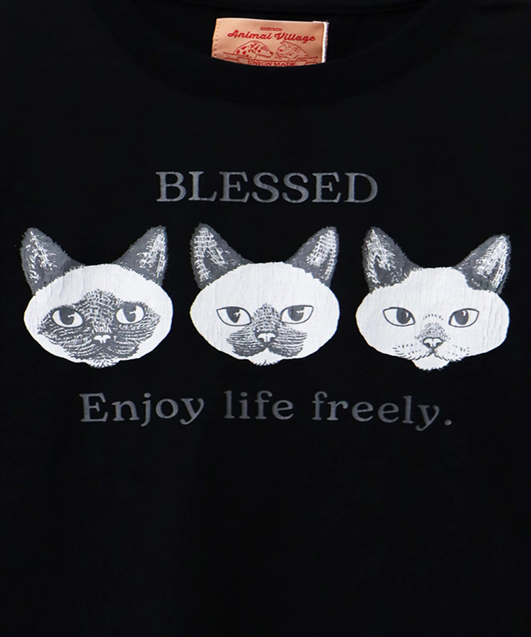 CORISCO(コリスコ) |CORISCOアニマルフェイス柄ロンTEE(MENS/WOMENS)