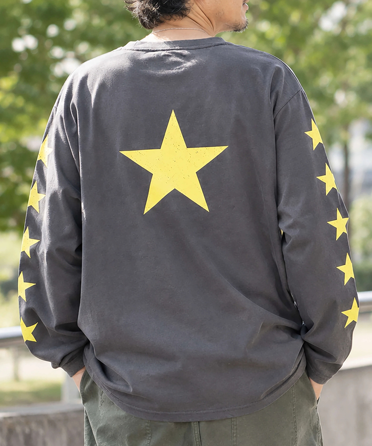 CORISCO(コリスコ) |CORISCOスター柄ロンTEE(MENS/WOMENS)
