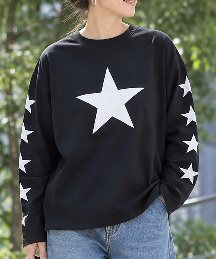 CORISCO(コリスコ) |CORISCOスター柄ロンTEE(MENS/WOMENS)