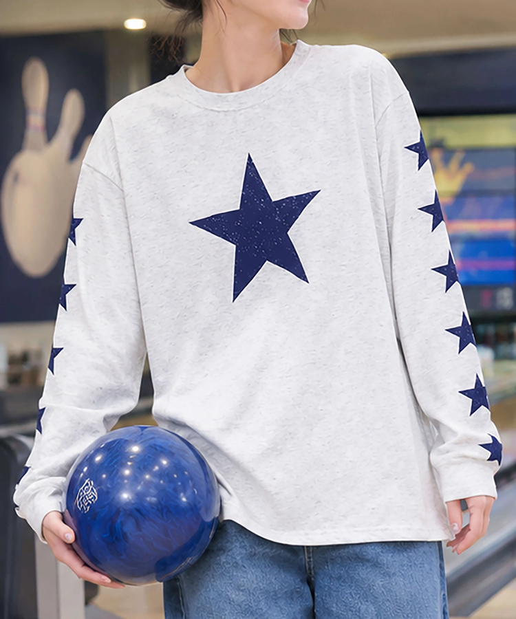CORISCO(コリスコ) |CORISCOスター柄ロンTEE(MENS/WOMENS)