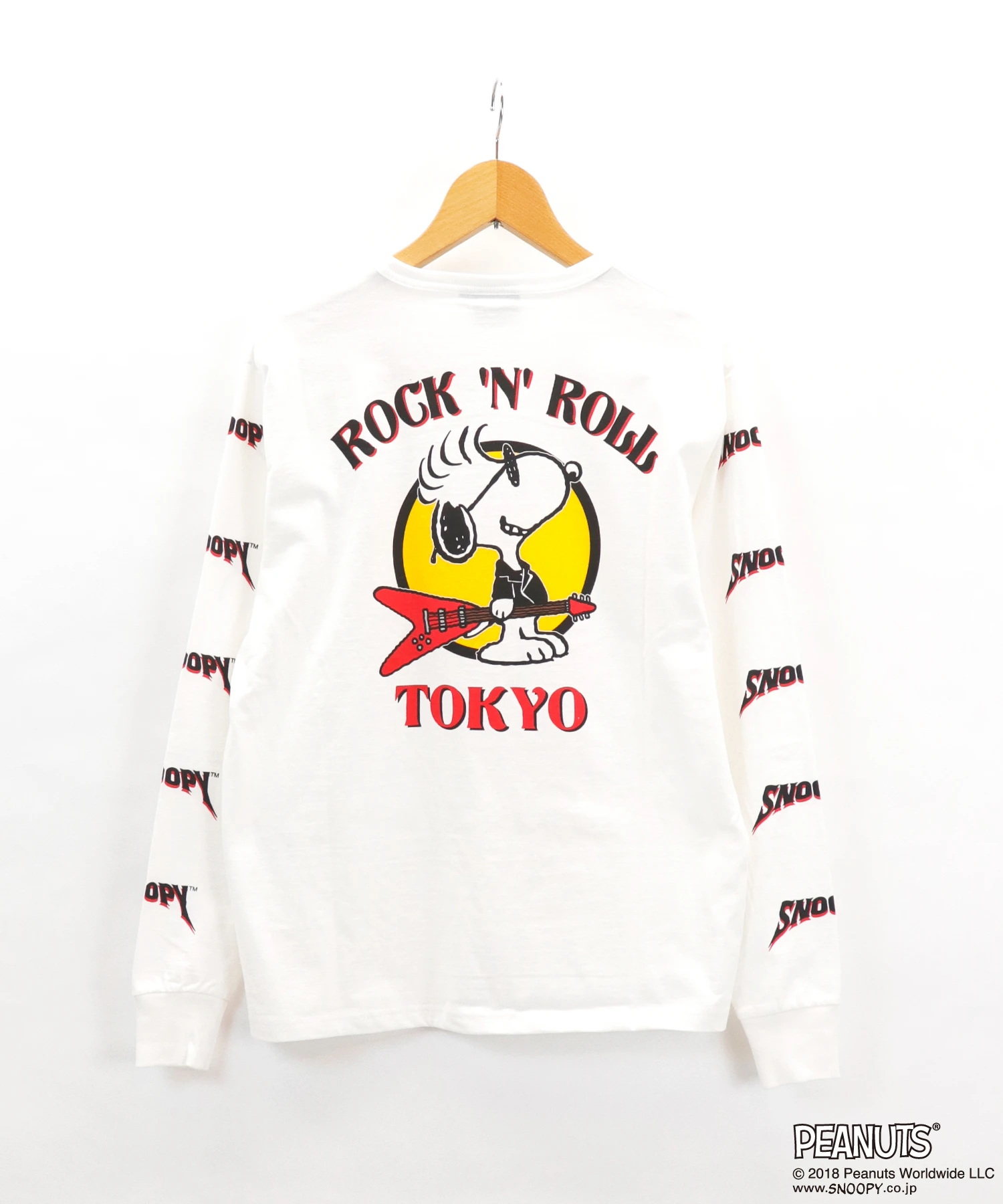 Sb Peanuts Rock N Roll Snoopy ロングスリーブ Tシャツ ファッション通販 Sanko Bazaar サンコーバザール