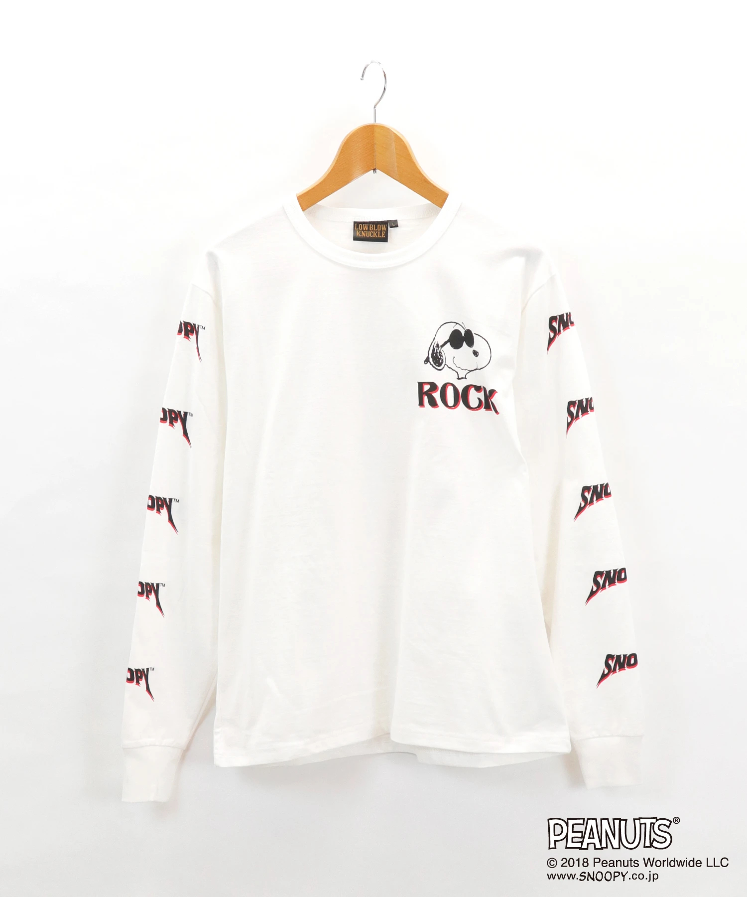 Sb Peanuts Rock N Roll Snoopy ロングスリーブ Tシャツ ファッション通販 Sanko Bazaar サンコーバザール